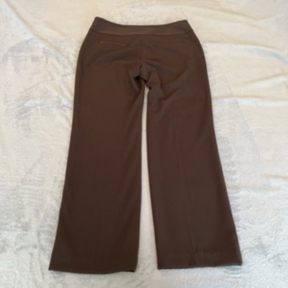 Apt 9 Modern Fit Women's Trousers 10 Brown - Picture 11 of 13